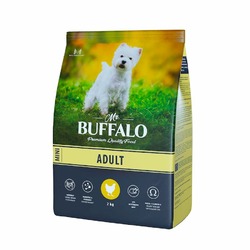 Mr. Buffalo Adult Mini полнорационный сухой корм для собак миниатюрных пород, с курицей