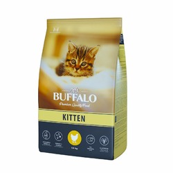 Mr. Buffalo Kitten полнорационный сухой корм для котят, с курицей