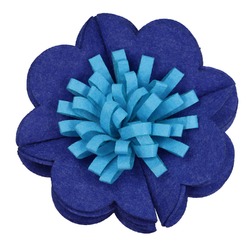 Mr.Kranch игрушка "Цветок" для собак, нюхательная, синий - 20 см