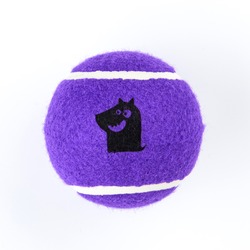 Mr.Kranch игрушка для собак, Теннисный мяч, большой, фиолетовый - 10 см