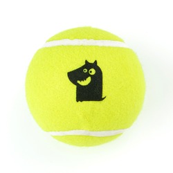 Mr.Kranch игрушка для собак, Теннисный мяч, большой, желтый - 10 см