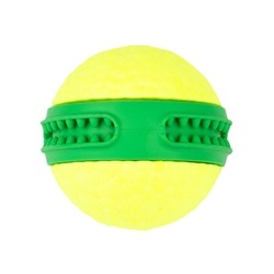 Mr.Kranch игрушка-мяч Зубастик для собак, зеленая - 6 см