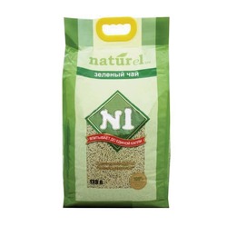 Наполнитель N1 Naturel Зеленый чай комкующийся для кошачьего туалета