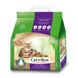 Cats Best Smart Pellets наполнитель древесный комкующийся для кошачьих туалетов - 5 л (2,5 кг)