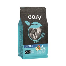 Oasy Dry Cat Grain Free Adult сухой корм для взрослых кошек беззерновой с рыбой - 300 г