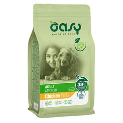 Oasy Dry Medium Breed Professional сухой корм для взрослых собак средних пород с курицей - 3 кг