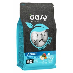Oasy Dry Grain Free Medium & Large Professional сухой корм для взрослых собак средних и крупных пород беззерновой с рыбой - 2,5 кг