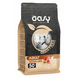Oasy Dry Dog Grain Free Adult Medium сухой корм для взрослых собак средних и крупных пород беззерновой с ягненком
