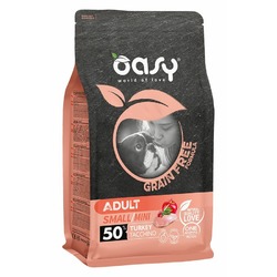 Oasy Dry Dog Grain Free Adult Small сухой корм для взрослых собак мелких и миниатюрных пород беззерновой с индейкой - 800 г