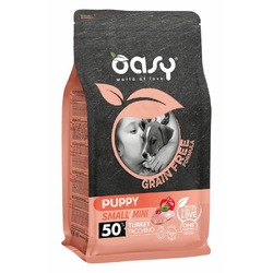 Oasy Dry Dog Grain Free Puppy Small сухой корм для щенков мелких и миниатюрных пород беззерновой с индейкой - 800 г
