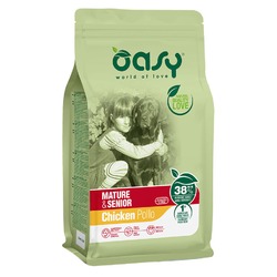 Oasy Dry Mature and Senior Professional сухой корм для пожилых собак старше 6 лет с курицей - 12 кг