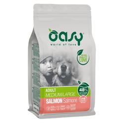 Oasy Dry OAP Medium/Large Breed Professional Монопротеин сухой корм для взрослых собак средних и крупных пород с лососем - 12 кг