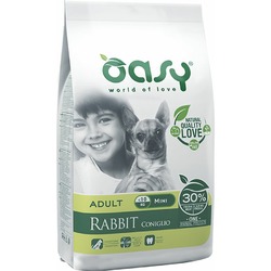 Oasy Dry Dog OAP Adult Small Монопротеин сухой корм для взрослых собак мелких пород c кроликом - 800 г