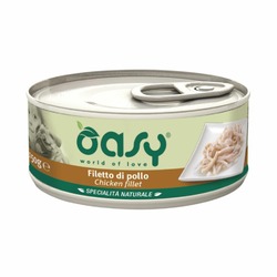 Oasy Wet Dog Specialita Naturali Chicken влажный корм для взрослых собак, дополнительное питание с курицей, в консервах - 150 г