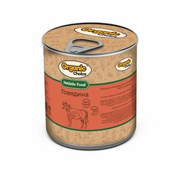 Organic Сhoice Holistic Monoprotein влажный корм для взрослых собак всех пород с говядиной, в консервах - 300 г