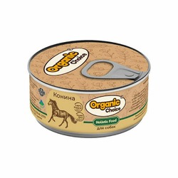 Organic Сhoice Holistic Monoprotein влажный корм для взрослых собак всех пород с кониной, в консервах - 100 г