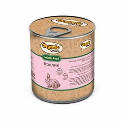 Organic Сhoice Holistic Monoprotein влажный корм для взрослых собак всех пород с кроликом, в консервах - 300 г