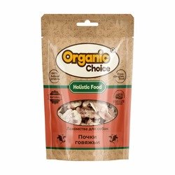 Organic Сhoice лакомство для собак, почки говяжьи - 60 г