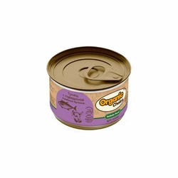 Organic Сhoice Low Grain влажный корм для взрослых кошек, тунец с говядиной в рыбном бульоне, в консервах - 70 г х 24 шт