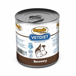 Organic Сhoice VET Recovery влажный корм для собак и кошек, с курицей и птицей, в консервах - 340 г