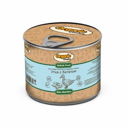 Organic Сhoice влажный корм для взрослых собак мелких и средних пород утка с бататом, в консервах - 240 г х 12 шт