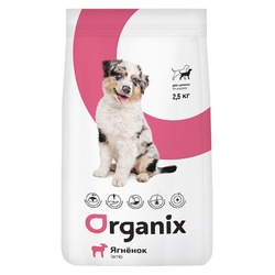 Organix Puppies сухой корм для щенков, с ягнёнком - 2,5 кг