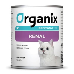 Organix влажный корм для кошек и собак, поддержание здоровья почек, с курицей, в консервах - 400 г