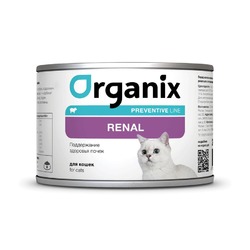Organix влажный корм для кошек, поддержание здоровья почек, с курицей, в консервах - 240 г