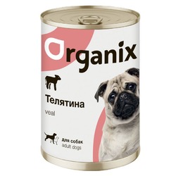 Organix влажный корм для собак, с телятиной, в консервах - 410 г