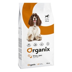 Organix Weight Control Adult Dogs Duck and Rice сухой корм для взрослых собак всех пород при избыточном весе, с уткой и рисом - 12 кг
