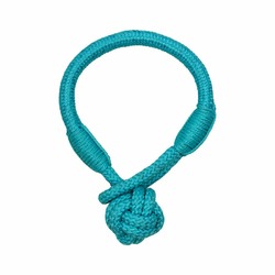 Playology Tough Tug Knot игрушка для щенков 4-8 месяцев, жевательный канат, с ароматом арахиса, голубой