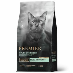 Premier Cat Lamb&Turkey Sterilised сухой корм для кошек с ягненком и индейкой