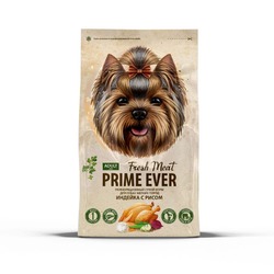 Prime Ever Fresh Meat сухой корм для собак мелких пород, для поддержания оптимального веса, с рисом и индейкой - 2,8 кг