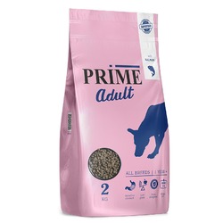 Prime Healthy Skin&Coat сухой корм для взрослых собак всех пород для здоровья кожи и шерсти, с лососем - 2 кг