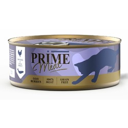 Prime Meat влажный корм для кошек, беззерновой, курица с тунцом, филе в желе, в консервах - 100 г
