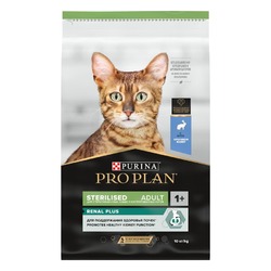 Pro Plan Sterilised сухой корм для стерилизованных кошек и кастрированных котов для поддержания здоровья почек, с кроликом