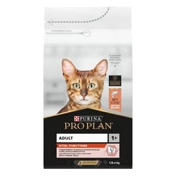 Pro Plan Original cухой корм для кошек, для поддержания здоровья органов чувств, с лососем - 1,5 кг