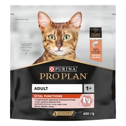 Pro Plan Original cухой корм для кошек, для поддержания здоровья органов чувств, с лососем - 400 г