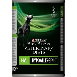 Pro Plan Veterinary Diets HA Hypoallergenic влажный диетический корм для щенков и собак при аллергиях и пищевой непереносимости, паштет - 400 г