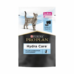 Purina Pro Plan Veterinary Diets Hydra Care пищевая добавка для кошек для увеличения потребления воды, в соусе, в паучах - 85 г х 10 шт