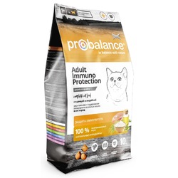 ProBalance Immuno Protection полнорационный сухой корм для кошек для укрепления иммунитета, с курицей и индейкой