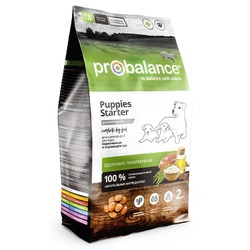 ProBalance Starter полнорационный сухой корм для щенков до 3-х месяцев, беременных и кормящих сук, с курицей - 2 кг