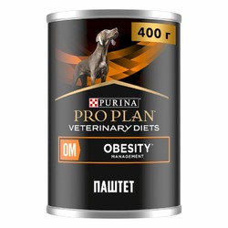 Влажный корм Pro Plan Veterinary Diets OM Obesity Management для взрослых собак при ожирении 400 г