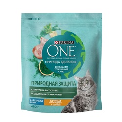 Purina One сухой корм Природа Здоровья для кошек с курицей