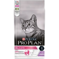 Pro Plan Delicate cухой корм для взрослых кошек с чувствительным пищеварением, с индейкой - 1,5 кг