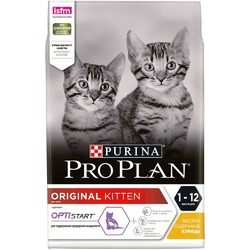 Purina Pro Plan сухой корм для котят от 1 до 12 месяцев с курицей - 3 кг