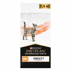 Pro Plan Veterinary Diets Obesity Management сухой корм для кошек, для снижения избыточной массы тела
