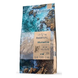 Rawival Gifts of Land & Sea сухой корм для котят, с курицей и рыбой - 5 кг