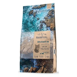 Rawival Gifts of Land & Sea сухой корм для взрослых кошек, с курицей и рыбой - 5 кг