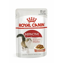Royal Canin Instinctive влажный корм для взрослых кошек, кусочки в соусе, в паучах - 85 г